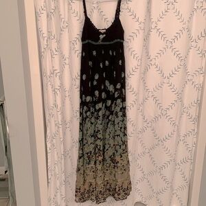 Free people maxi silk dress